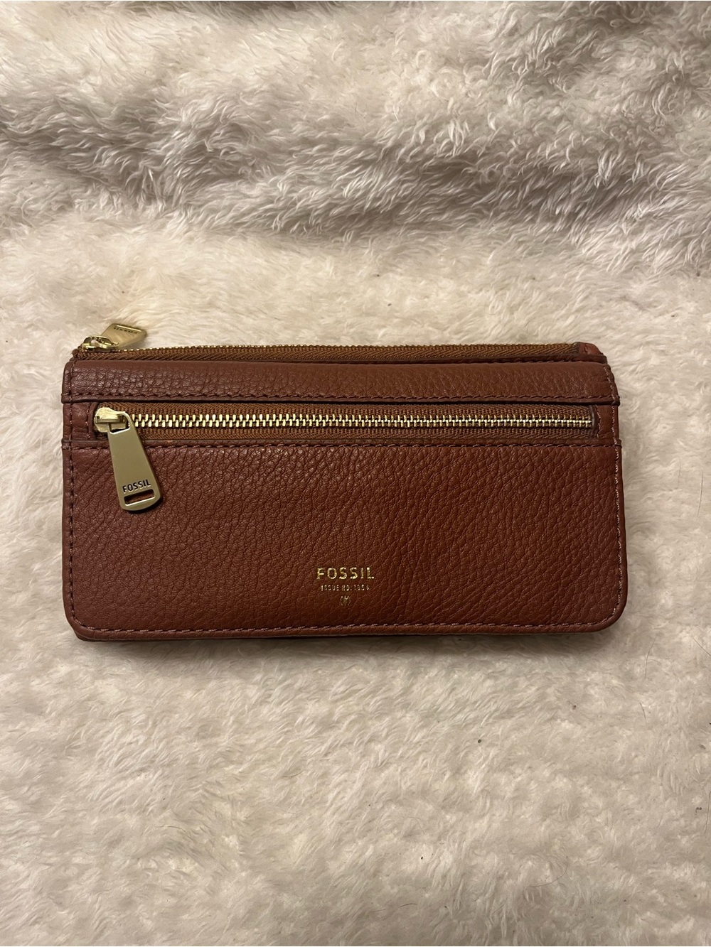 Fossil Preston Leather Zip Wallet